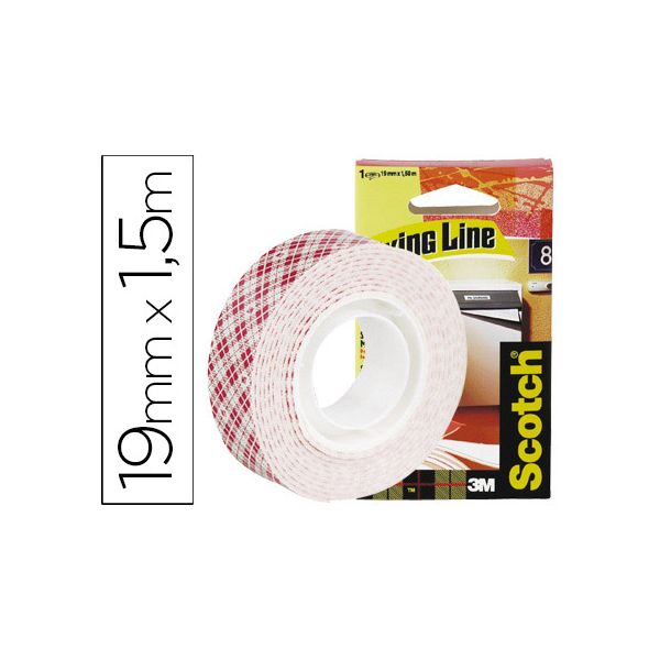 3m Fita Dupla Face Montagem Extrema 19mmx1,5m - 3MM1201