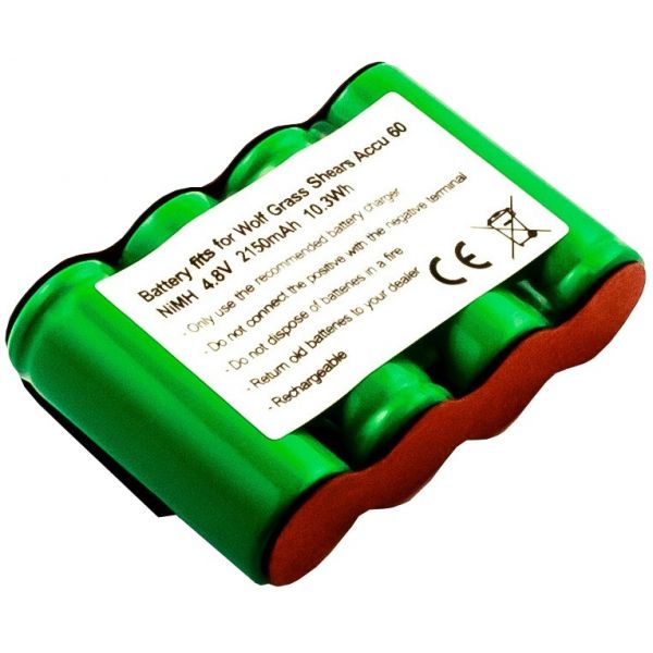 Bateria Compatível Grass Shears Accu 60, Rasenschere Accu 60 Wolf (2150 mAh)