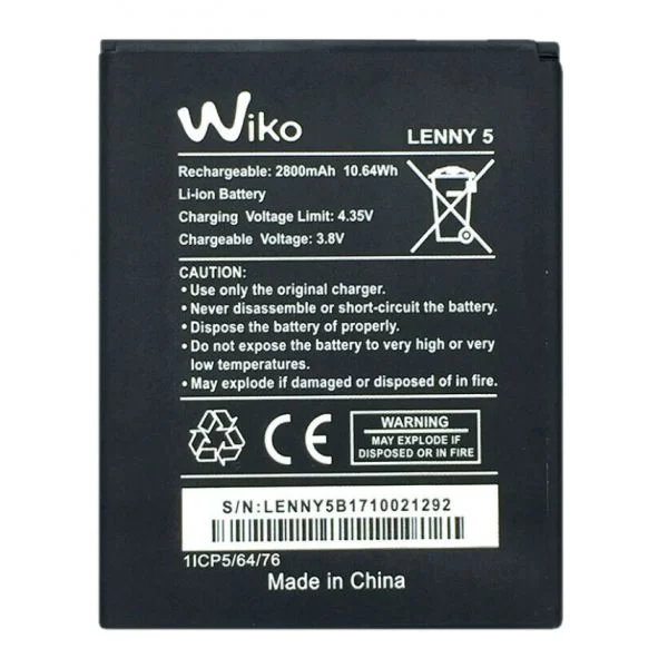 Wiko Bateria Wiko Lenny 5