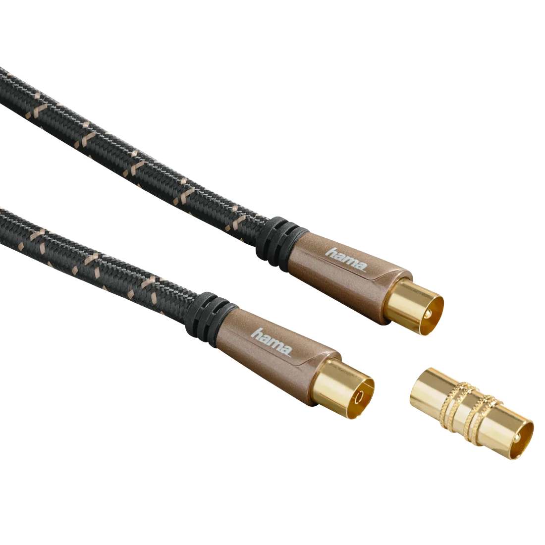 Cabo Antena Hama 120 dB 3m Gold (00122426)