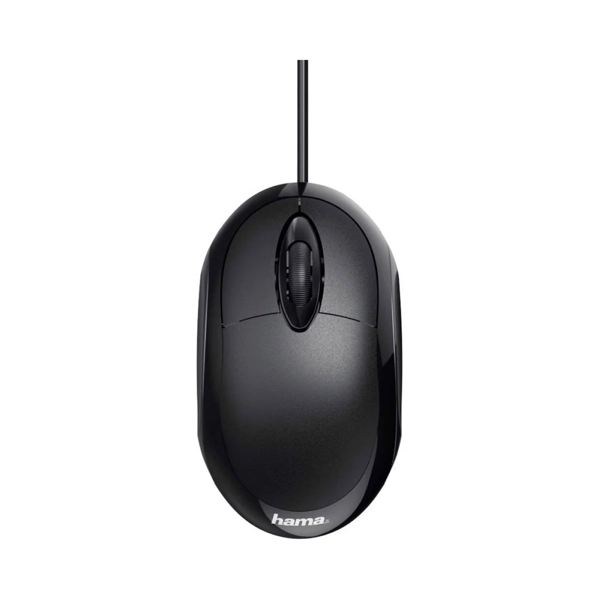 RATO HAMA COM FIOS 3-BOTÕES MC-100, PRETO