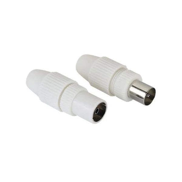 Hama Ficha Cabo Coaxial Antena Set 1plu/1jack