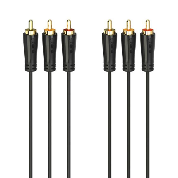 Hama Cabo 3 RCA - 3RCA 3M - 4047443434623