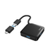 Hama 00200116 hub de interface USB 3.2 Gen 1 (3.1 Gen 1) Type-A + Type-C 5000 Mbit/s Preto
