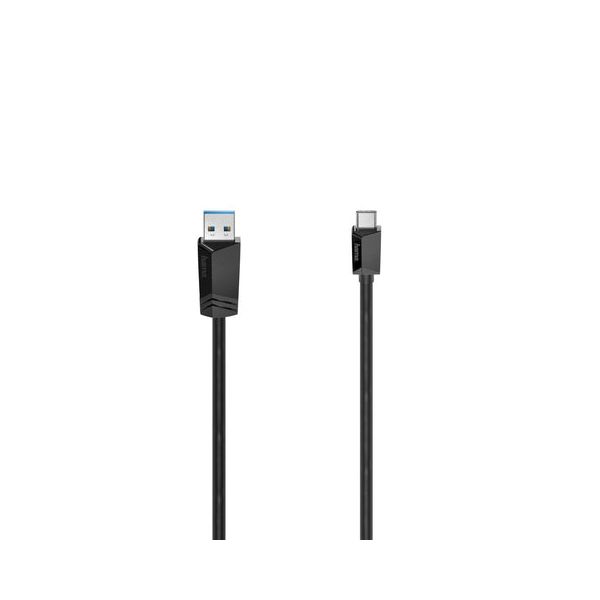 Cabo de Dados Hama USB-A / USB-C 3m Preto (200653) - 39450807631947
