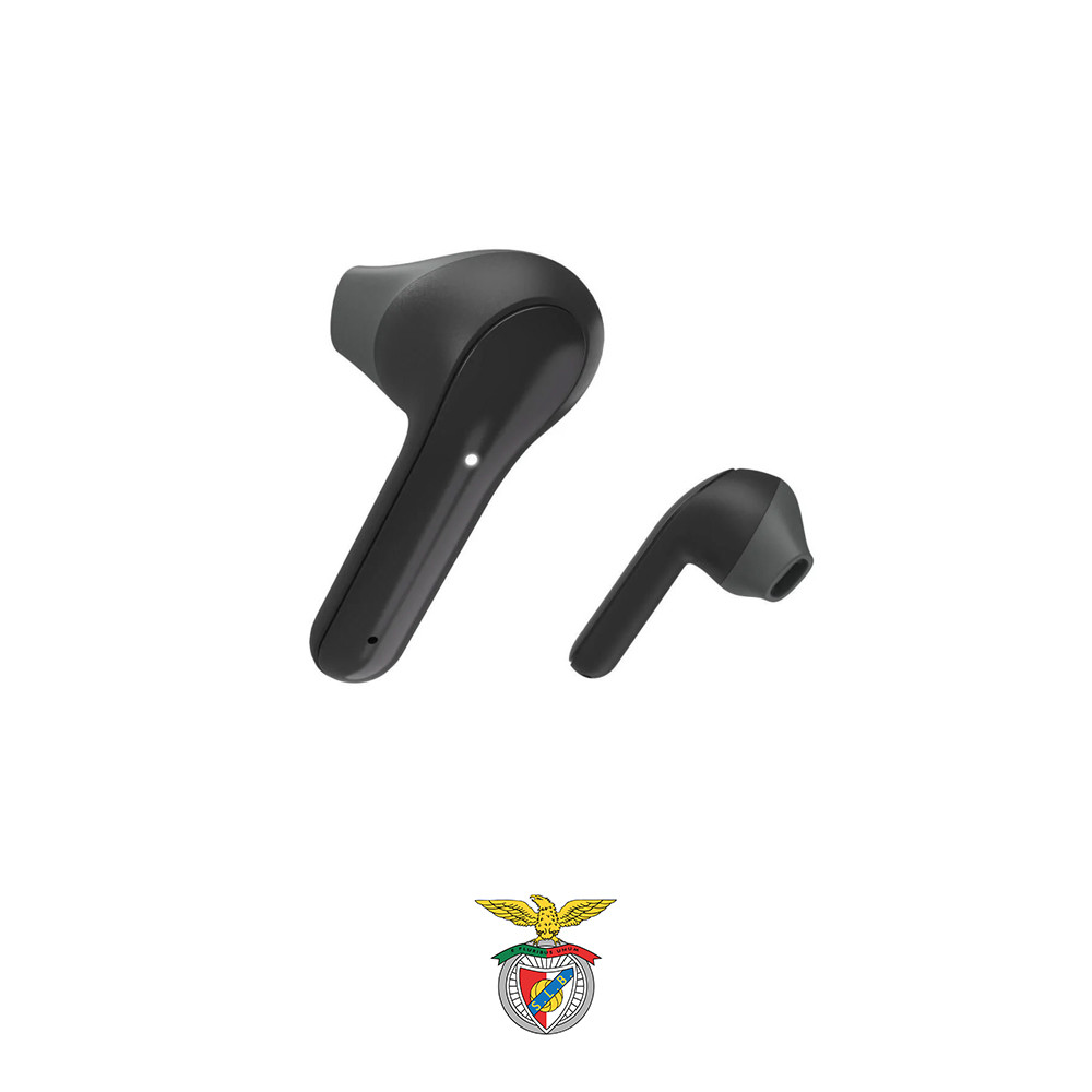 Auriculares HAMA Benfica True Wireless preto