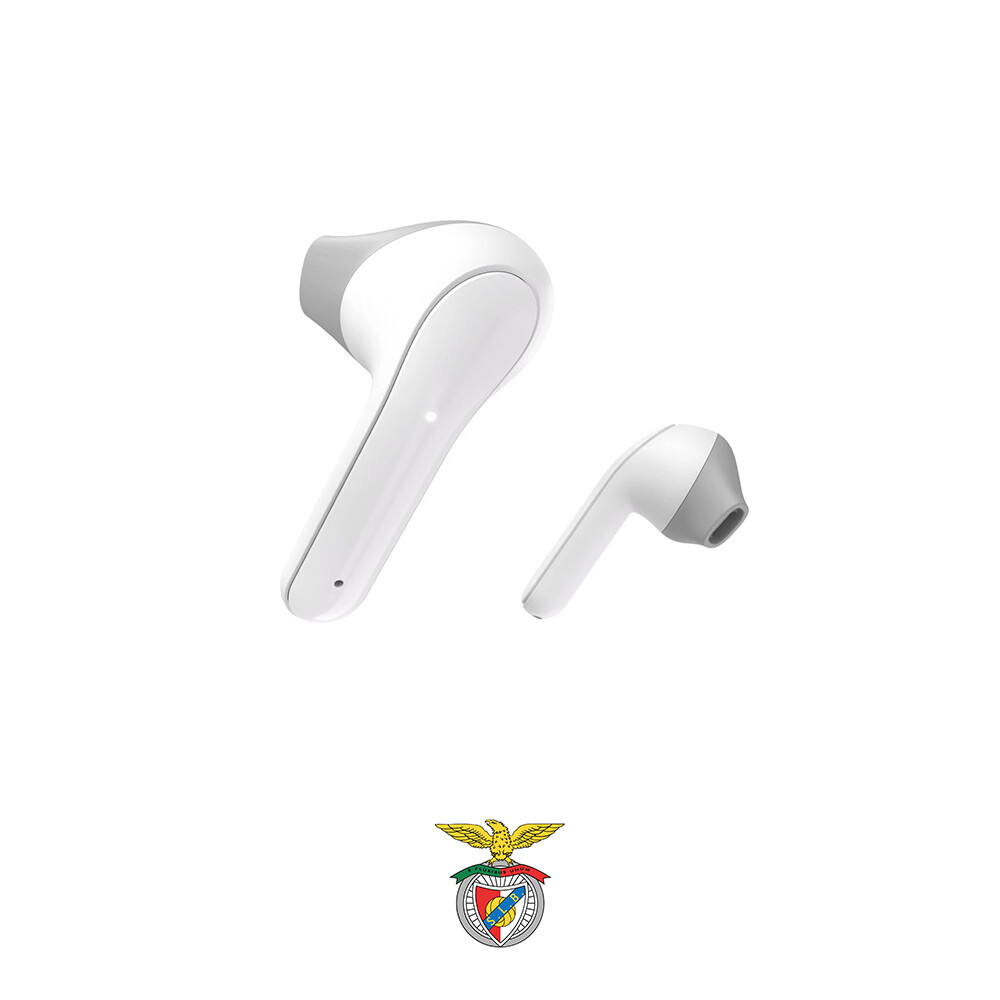 Auriculares HAMA Benfica True Wireless branco