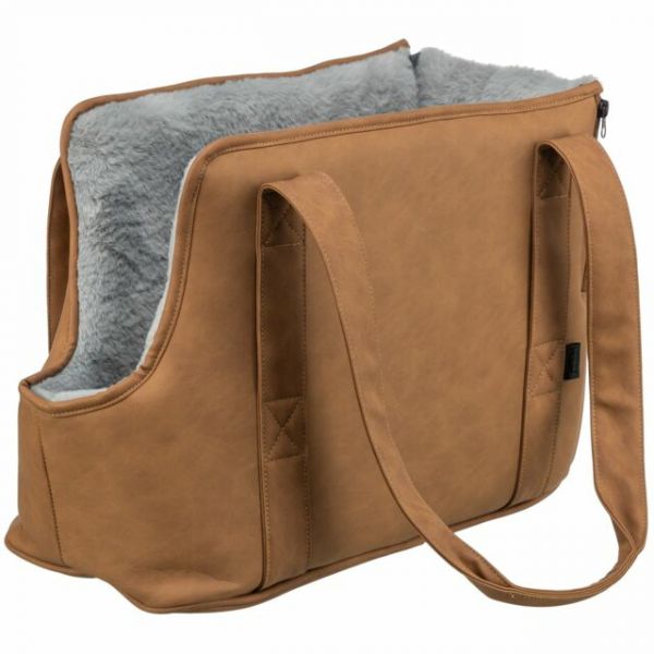 Trixie Saco de Transporte Evelyn Castanho/Cinza 40 x 30 x 20 cm