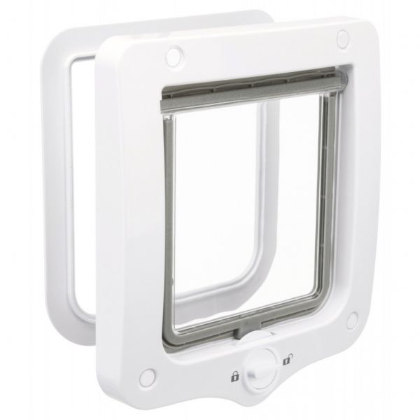 Trixie Porta 2 Funções para Gato Branco - TX44201