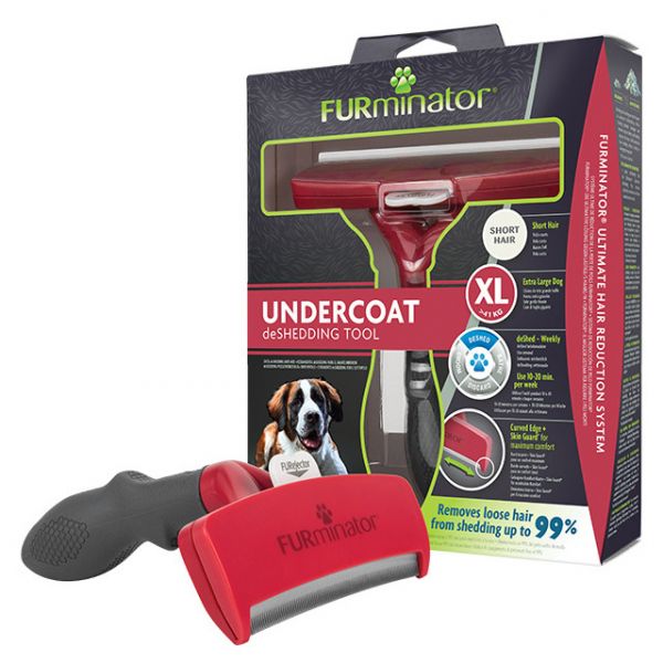 FURminator Escova Desembaraçadora Pelo Curto - Cão Maxi