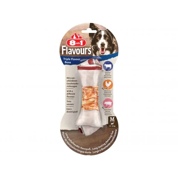 8IN1 Snacks Osso Triple Flavour M 1un
