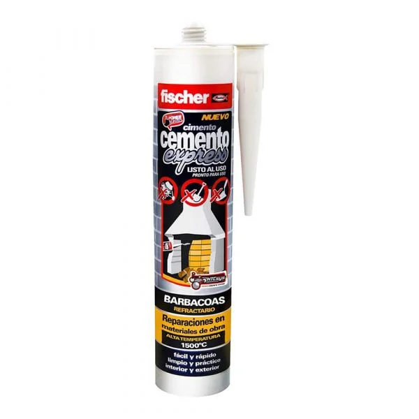 Fischer Cimento Express Cinzento Churrasqueiras - 300 ml 514853 - ELK17662