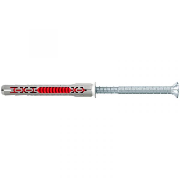 Fischer Bucha de Expansão DUOXPAND T Ø10x80mm com Parafusos Ø7x87mm Saco 10 Unidades