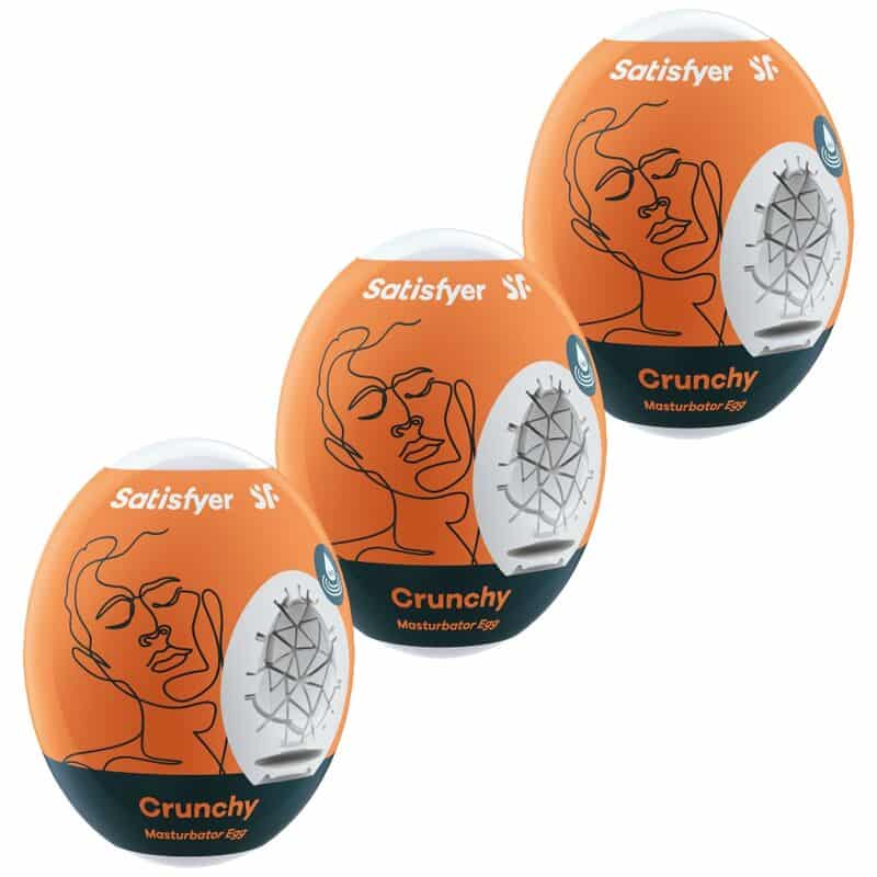 Satisfyer – 3 Ovos Masturbador Crunchy