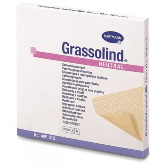 Grassolind Cpssa Pda 10x10 Cm X 10 compressa | Saude Mayor
