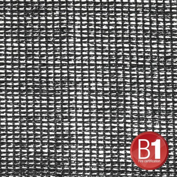 Adam Hall 0157 X 34 B Gauze, Material 202 3x4m With Eyelets, Black