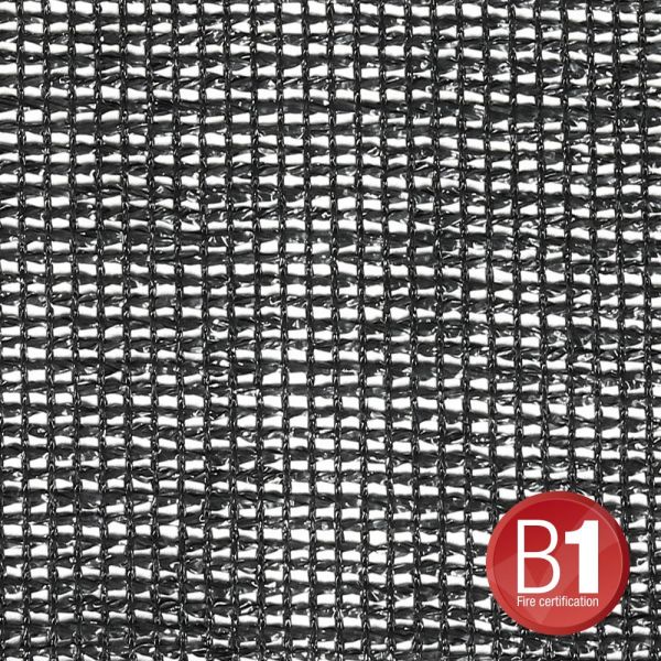 Adam Hall 0158 X 35 B Gauze, Material 203 3x5m With Eyelets, Black