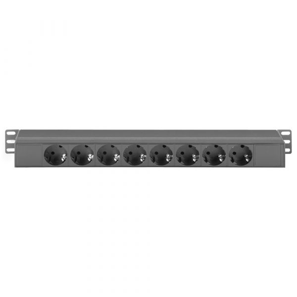 Adam Hall 19 Parts 87471 T - 19" Rackmount 8 Outlet Power Strip