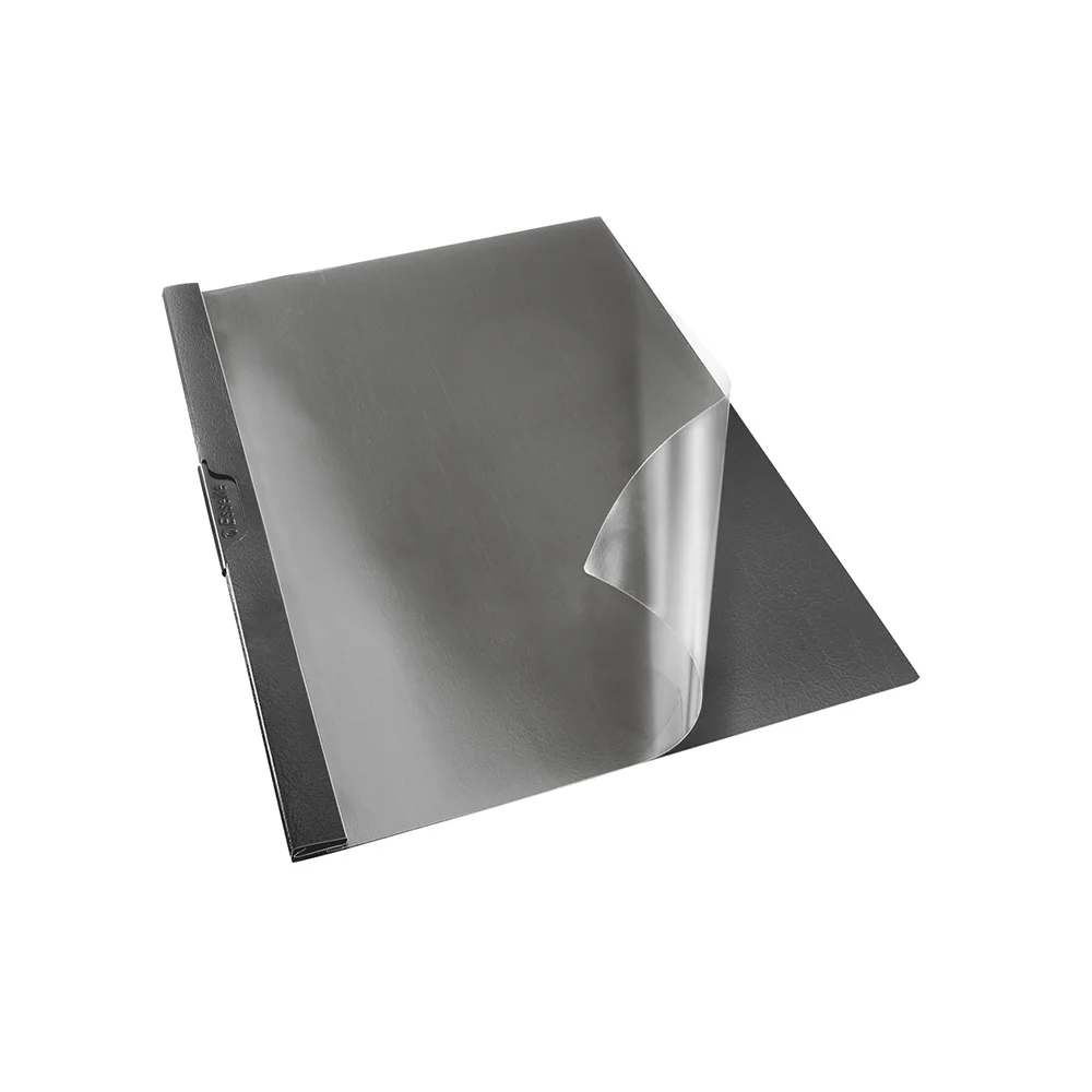 Classificador Clip Lateral 3mm 30 Folhas Esselte Preto