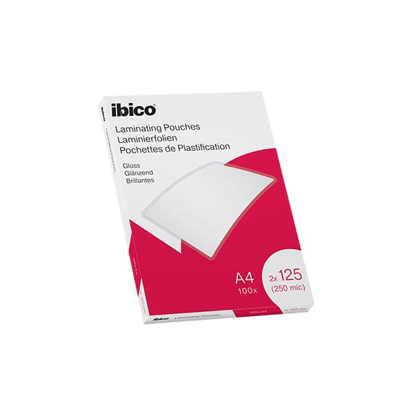 Ibico Bolsa de Encadernação Térmica A4 216x303mm 125mic 100 Un.