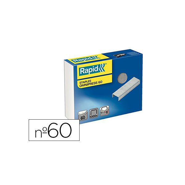 Rapid Caixa 1000 Agrafos 24/8 60