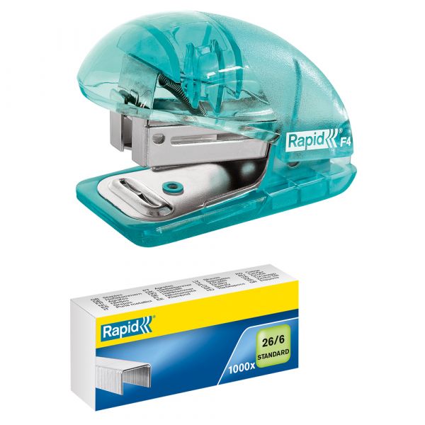 Rapid Agrafador Mini Breeze F4 Colour'Breeze Azul