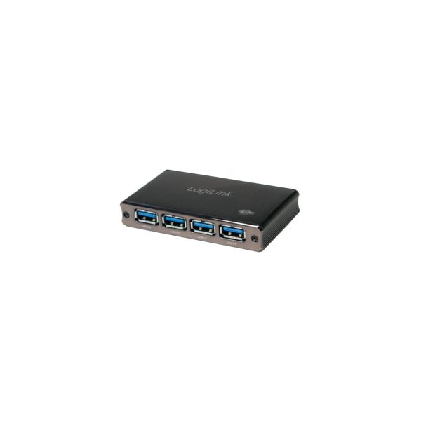 Logilink UA0282 Hub USB 3.0 4 Portas Alumínio Preto