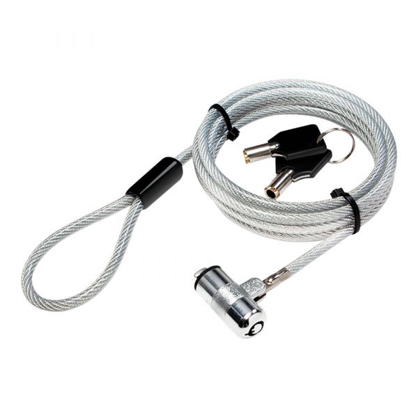 Logilink NBS009 Cabo Antirroubo Ultra Fino para Portátil com 2 Chaves