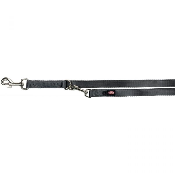 Trixie Trela Dupla Ajustável Premium Xs Cinzento
