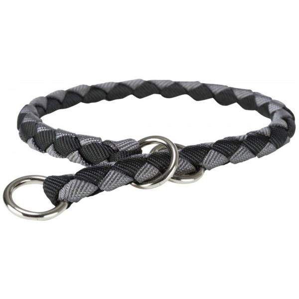 Trixie Coleira Semi-Estranguladora Cavo L-XL Cinzento