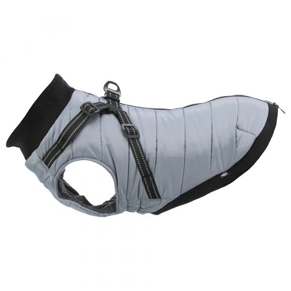 Trixie Capa Pontis com Peitoral para Cães XXS-XS Cor Cinzento