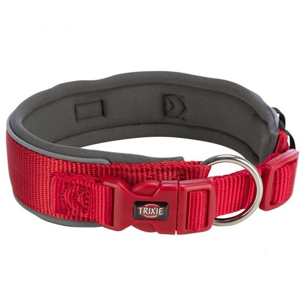 Trixie Coleira Premium Extra Larga com Neopreno L-XL Vermelho