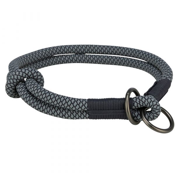 Trixie Coleira Semi-Estranguladora Soft Rope S Preto