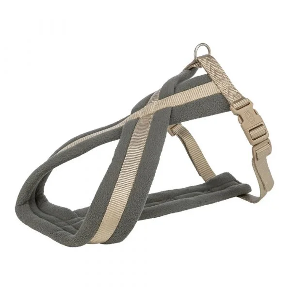 Trixie Peitoral Premium Touring M-L Castanho Claro