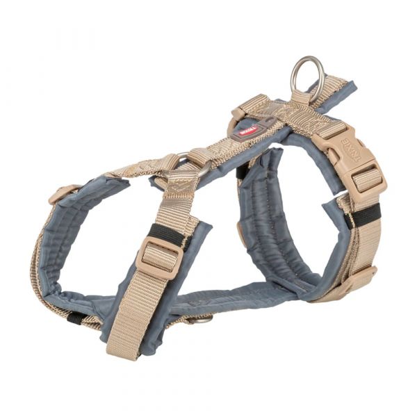 Trixie Peitoral Trekking Premium M-L Castanho Claro