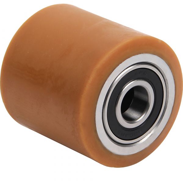 Kaiser+kraft Roda de Forquilha, Poliuretano, Comprimento de Montagem 75 mm