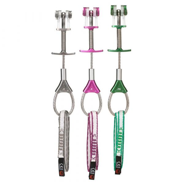 Wildcountry Zero Friend 3 Units 0.4/0.5/0.75 Silver / Purple / Green - 40-0000003002-0999-SET