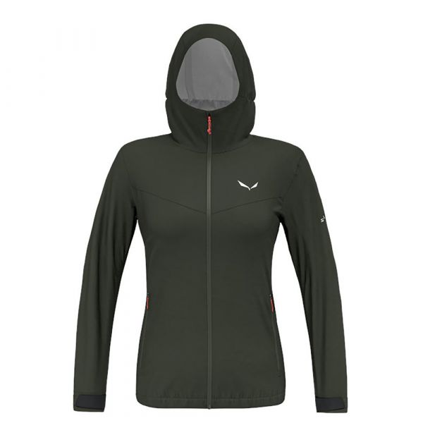 Salewa Puez Aqua 4 Powertex 2.5l Jacket Preto S Mulher
