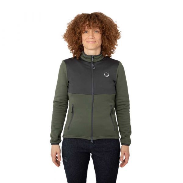 Wildcountry Stamina Full Zip Sweatshirt Verde M Mulher