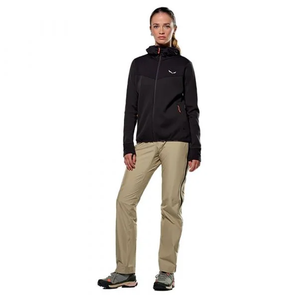 Salewa Puez Waffle Hyb Pl Hd Softshell Jacket Preto M Mulher