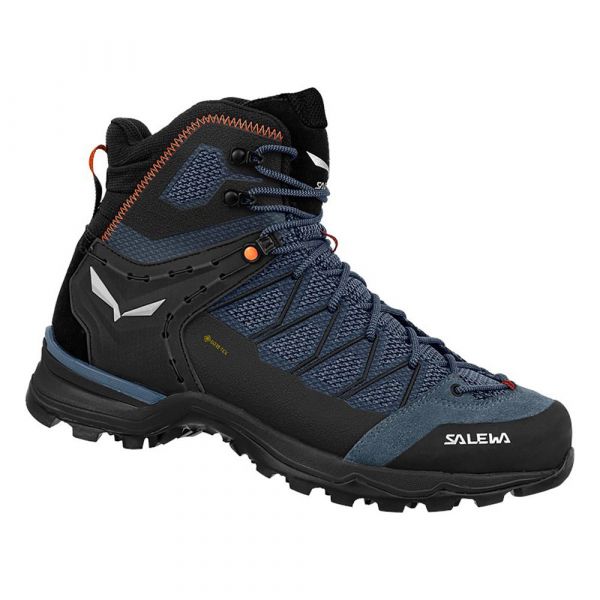 Salewa Mtn Trainer Lite Mid Goretex Hiking Boots Azul 40 1/2 Homem