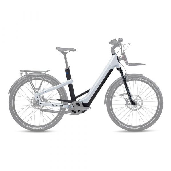 Winora Yakun R5 Pro Electric Urban Bike Frame Prateado 55 / 750Wh