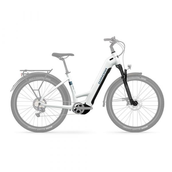 Winora Yucatan X12 Pro 27.5´´ Electric Urban Bike Frame Prateado 55 / 500Wh