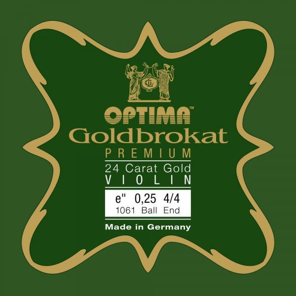 Optima Violin Strings Goldbrokat Premium 24 Karat Gold 631779