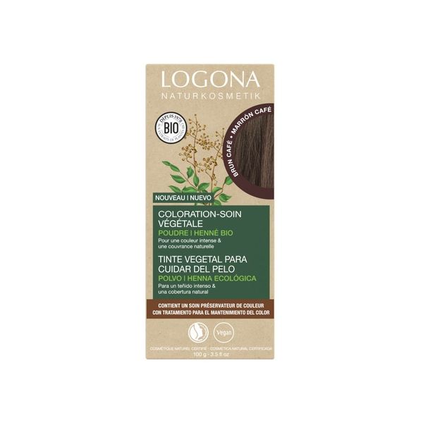 Logona Corante Vegetal Marrom (coffe Brown) 100 g