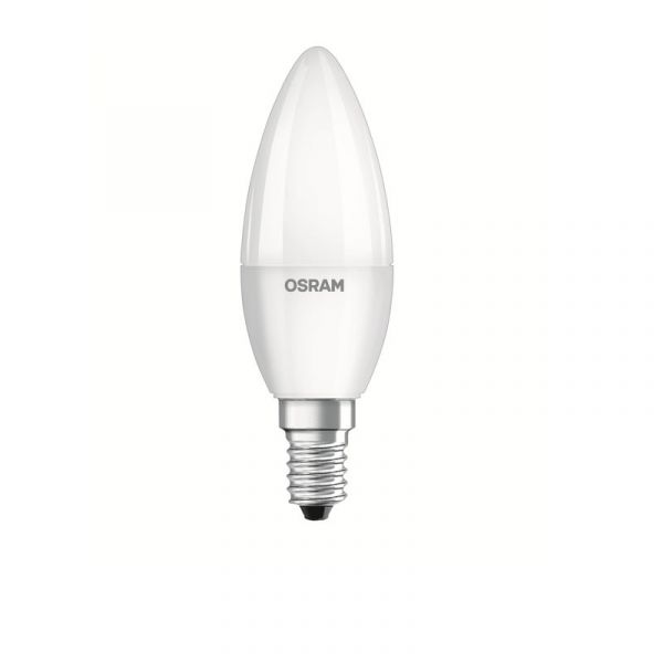 OSRAM Pack4 Lâmpada led Vela E14 470 Lm Luz Amarela Osram