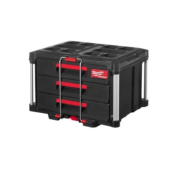 Milwaukee Caixa Organizadora Packout com 3 Gavetas - 4932472130