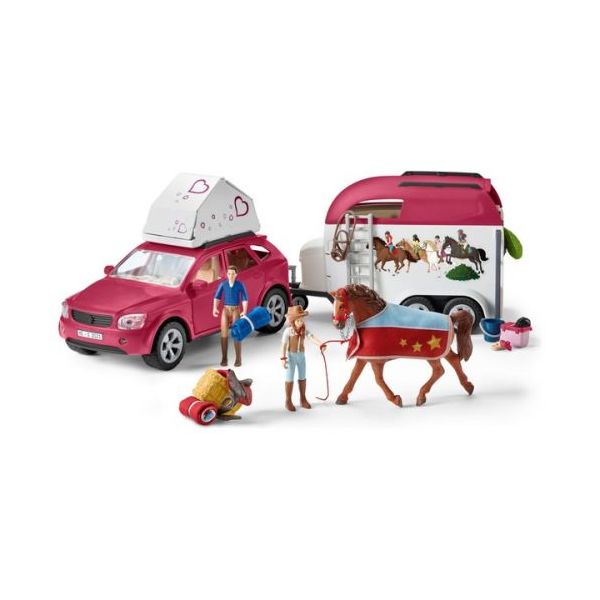 Schleich Horse Club - Horse Adventure w. Car & Trailer - 42535