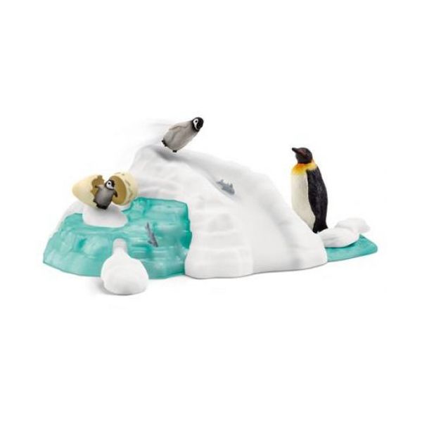 Schleich Wild Life Pinguim Diversão em Família - 42661