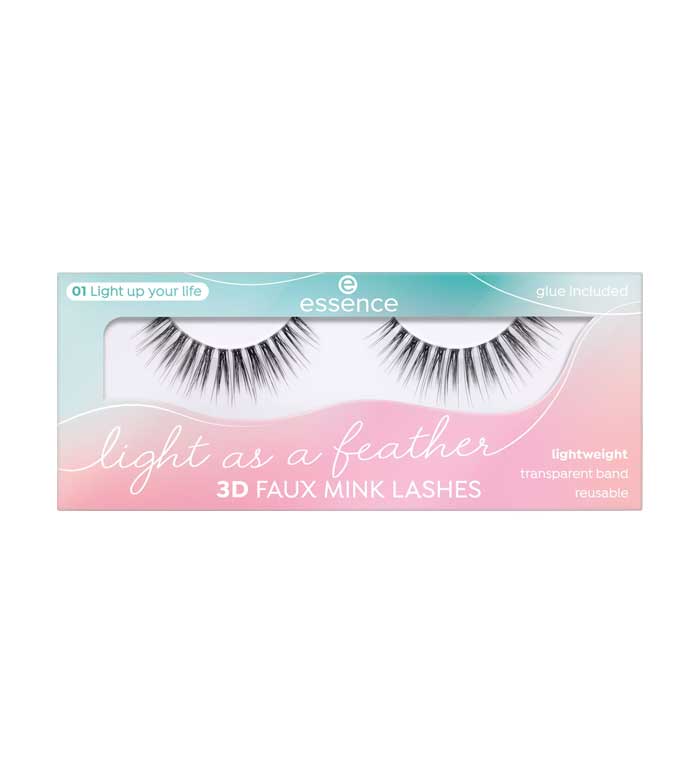 Essence Pestanas Postiças Light as a Feather 01 – Volume Natural & Leveza